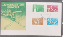Australia 1982 - Commonwealth Games  First Day Cover - Cancellation Bordertown SA - Brieven En Documenten