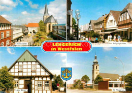72742069 Lengerich Westfalen Rathausplatz St. Margareta Zur Boerse Fussgaengerzo - Lengerich