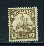 MARIANA ISLANDS  -  1916-19 Yacht Definitive 3pf Hinged Mint - Isole Marianne