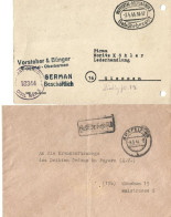 D - Allemagne : Lettres Et Entiers Postaux : Frais Payés 1945-1948 : émissions D'urgences. - Nooduitgaven Amerikaanse Zone