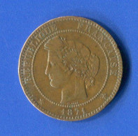10  Cents  1871 A - 1870-1871 Kabinett Trochu