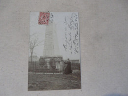 RARE - CPA 28 EURE ET LOIR - MONUMENT A LA MEMOIRE DU COMMANDANT LECOMTE - COMBAT D'EPERNON 1870 - Epernon