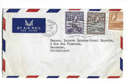 ANTIGUA & BARBUDA - 1965 AIRMAIL COVER TO SWITZERLAND - 1960-1981 Autonomie Interne