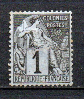 Col41 Colonies Générales N° 46 Neuf (X)  Cote 7,00  € - Alphée Dubois