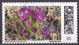 BRD Privatpost Individuell (85) Frühlingsblumen: Krokus O/used (A4-19) - Privados & Locales