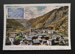 Andorre Français,  Timbre Numéro 113 Sur Carte Maximum. - Covers & Documents