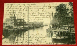 BRUXELLES  -     L' Allée Verte Et Le Canal -   1908  - - Hafenwesen