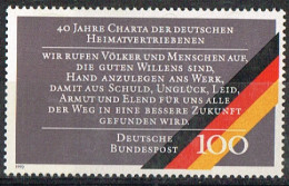RFA-438 - RFA  ALLEMAGNE FEDERALE N° 1302 Neuf** Charte Des Expulsés Allemands - 1981-1990