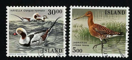 1988 Birds  Michel IS 691 - 692 Stamp Number IS 665 - 666 Yvert Et Tellier IS 644 - 645 Used - Gebruikt