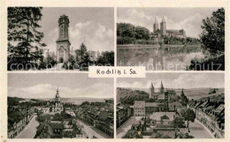 72728820 Rochlitz Sachsen Blick Ueber Die Mulde Kirche Marktplatz Turm Rochlitz - Rochlitz