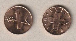 02261) Schweiz, 1 Rappen 1973 Unzirkuliert - 1 Centime / Rappen