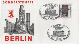 Germany Deutschland 1981 FDC 75 Jahre Techn. Museen, Berlin Und Seine Eisenbahnen, Eisenbahn Railway Railroad - 1981-1990