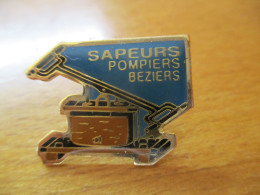 Pin's Lot 005 -- Pompiers Beziers  -- Dernier Vendu 09/2021 - Feuerwehr