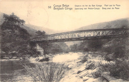 Congo Belge - Chemin De Fer Du Bas Congo - Pont Sur La Pozo - Entier Postal - Carte Postale Ancienne - Belgisch-Kongo