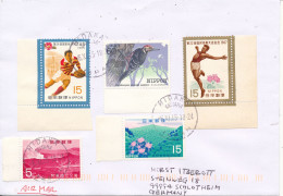 Japan Cover Sent Air Mail To Germany 5-11-2015 Topic Stamps - Lettres & Documents