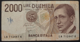 ITALY 2000 LIRE Year 1990 - 2000 Liras