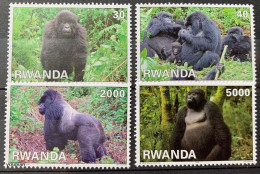 Rwanda 2010, Gorillas Of Rwanda, MNH Stamps Set - Neufs
