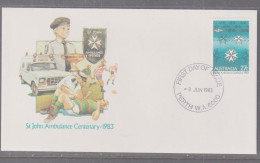 Australia 1983 - St John's Ambulance First Day Cover - Cancellation Perth WA - Covers & Documents