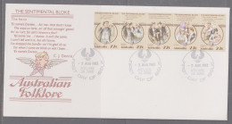 Australia 1983 - Sentimental Bloke First Day Cover - Cancellation Adelaide SA - Lettres & Documents