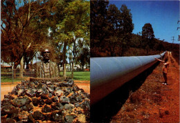 21-2-2024 (4 X 46) Australia  - WA - C.Y O'Connor And The Pipeline (opened In 1903) - Kalgoorlie / Coolgardie