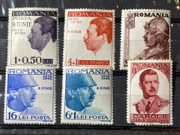 Carol II 8 Iunie 1940 Val 8 Lei Cu Defect MNH - Unused Stamps