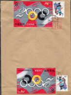 Olympiade Sydney 2000 China 3060+3177 2x Aus Block 95 Brief 7€ Bloc S/s Hoja Olympics Bloque Sport Sheet Bf CHINE / Cina - Covers & Documents