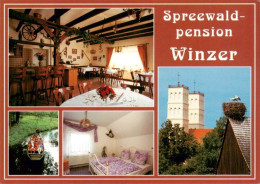 73959120 Straupitz Spreewaldpension Winzer Gastraum Kahnfahrt Zimmer Kirche Stor - Straupitz