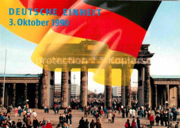 72799072 Brandenburgertor Berlin Deutsche Einheit 3. Oktober 1990 Gebaeude Und A - Brandenburger Tor