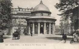 FRANCE - Paris (VIIIe) - Vue Générale Et à L'entrée De La Rotonde Du Parc Monceau - L L- Animé - Carte Postale Ancienne - Parchi, Giardini