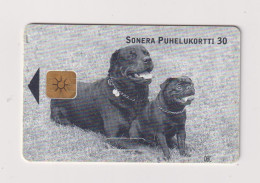 FINLAND - Two Dogs Chip Phonecard - Finlandia