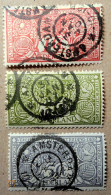 1906 Niederlande Mi.69-71 /o - Gebraucht