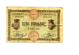 1 Franc Chambre De Commerce Macon Bourg - Chambre De Commerce