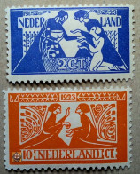 1923 Niederlande Mi.134-135 /* - Unused Stamps