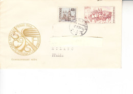 CECOSLOVACCHIA  1967 - Lettera Per Italia - Storia Postale