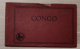 Carnet De Cartes Complet - Congo - Photographies D'enfants Et Vues Du Congo - Cartes Postales Anciennes - Belgisch-Kongo