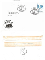 Norway 1980 Special Cover  Raid Norvegia Svezia, With Skier In Cancellation  And Stamp, Mi 792  Cover - Lettres & Documents