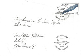 Norway 1980 Oslo - København SAS First Airbus Flight, Mi 784 Special Cancellation  18.2.1980  With Plane - Lettres & Documents