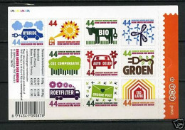 Nederland NVPH 2550-59 Va2550-59 Vel Denk Groen Doe Groen 2009 MNH Postfris Tweede Druk - Autres & Non Classés