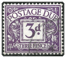 D50 1955-57 Edward Crown Watermark Postage Dues Used - Postage Due