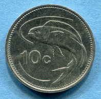 MALTA - 10 Cents 1986 - KM# 76 * Ref. 0070 - Malta