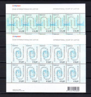 Nederland NVPH D59-60 VD59-60 Vel Cour De Justice 2004 MNH Postfris - Service