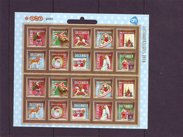 Nederland NVPH 2778-87 Va2778-87 Vel Decemberzegels Logo AH 2010 Postfris MNH Netherlands Christmas - Ungebraucht