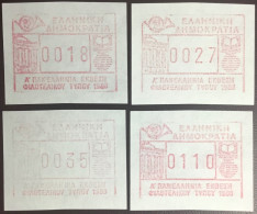 Greece 1986 Frama Machine Labels Panhellenic Exhibition MNH - Automatenmarken [ATM]