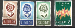 636 - EUROPA Lot Dont Chypre 1964 Et ANDORRA 1972, Bonnes Valeurs. Rares Oblitérés TTB - 1972