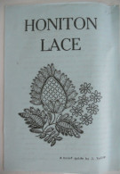 HONITON LACE A Brief Guide By J. Yallop Kant Dentelle - Ontwikkeling