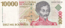 BILLETE DE VENEZUELA DE 10000 BOLIVARES DEL AÑO 1998 EN CALIDAD EBC (XF) (BANKNOTE) - Venezuela