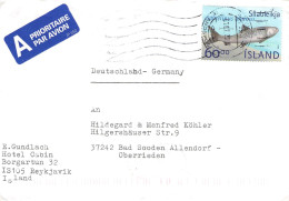 ICELAND - AIRMAIL 1967 - BAD SODEN/DE / 6070 - Briefe U. Dokumente