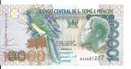 SAO TOME ET PRINCIPE 10000 DOBRAS 1996 UNC P 66 A - Sao Tomé Et Principe