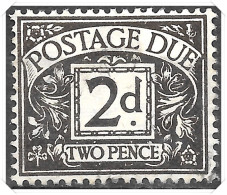 D29 1937-38 George Vi Watermark Postage Dues Used Hrd2d - Impuestos