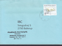 Greenland SISIMIUT 1995 Cover Brief Lettre BALLERUP Denmark 4.00 Kr. Nanok Eisbär Polar Bear - Lettres & Documents